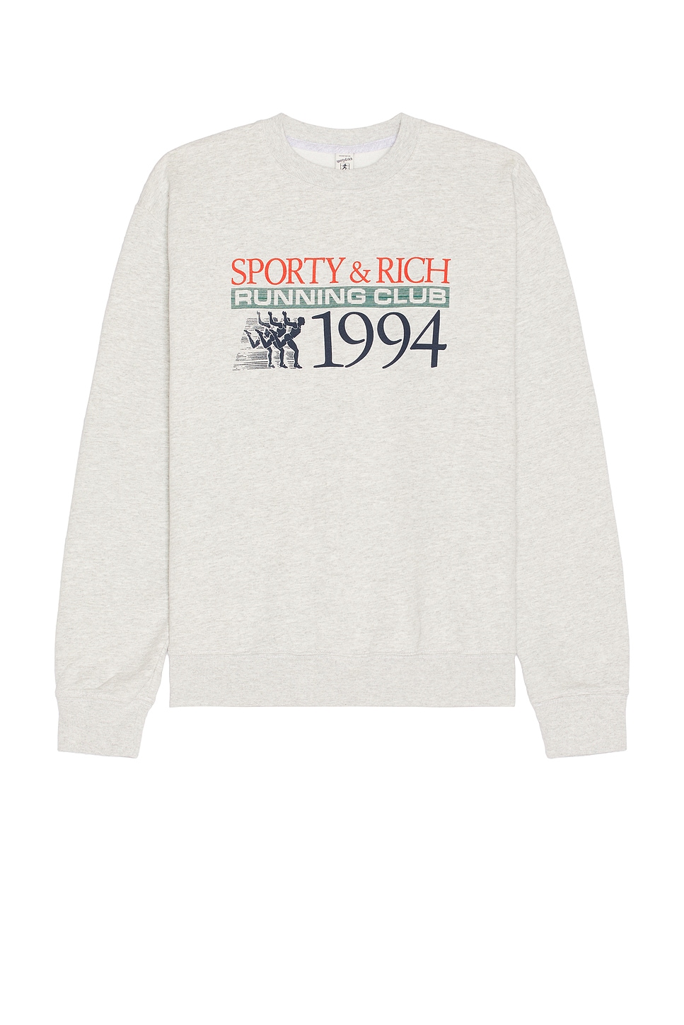 Finish Line Crewneck in Grey