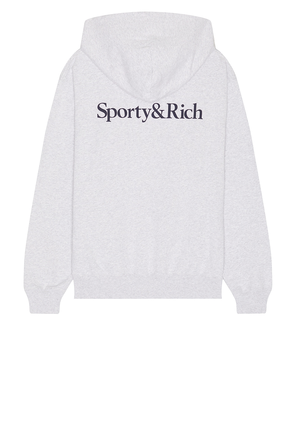 Sporty And Rich Dodgers Serif Hoodie In Heather Grey