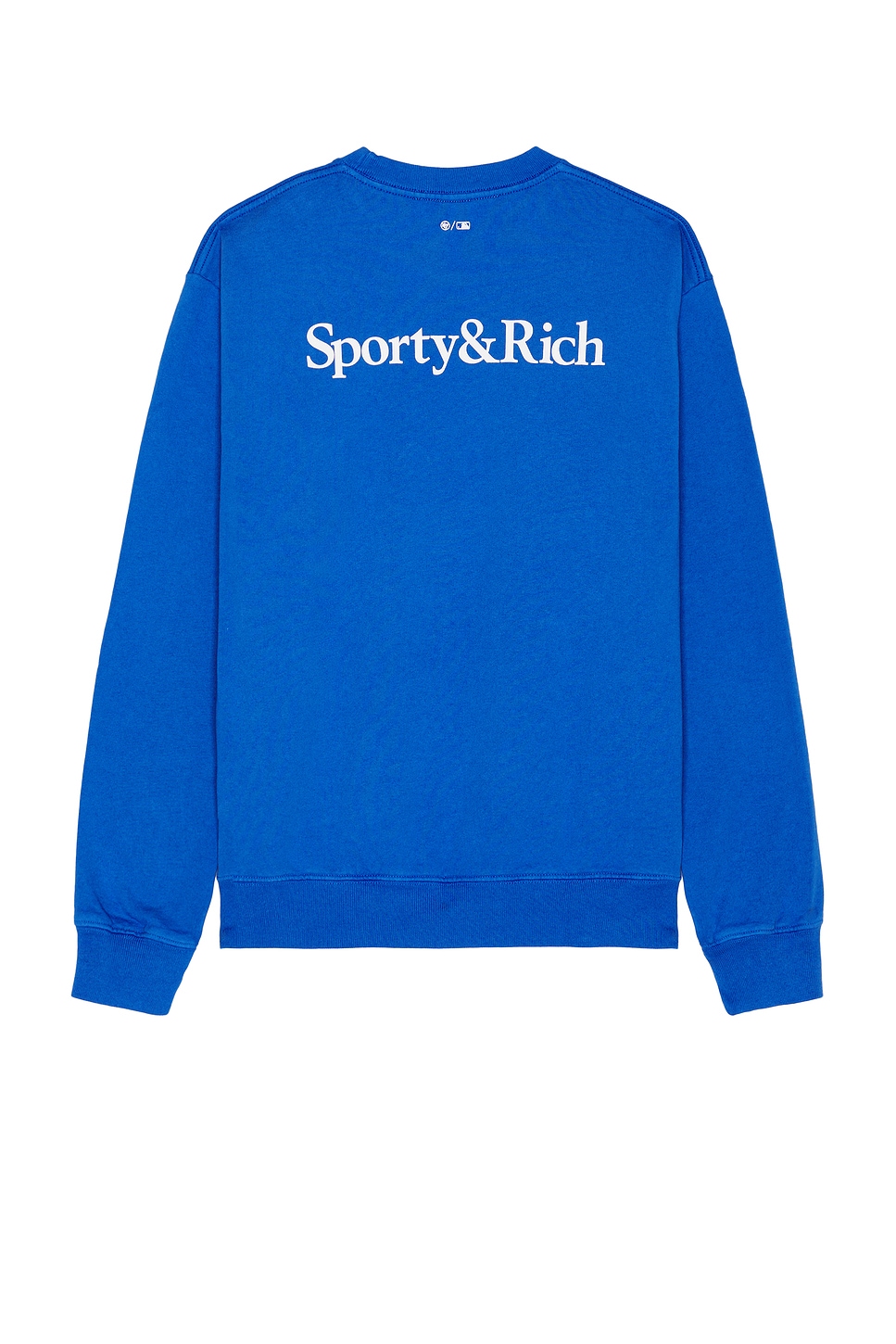 Sporty And Rich Dodgers Serif Crewneck In Blue