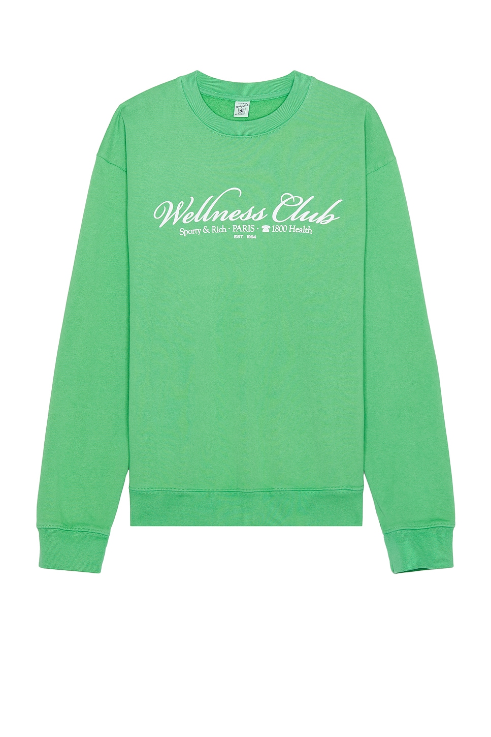 Image 1 of Sporty & Rich 1800 Health Crewneck in Verde