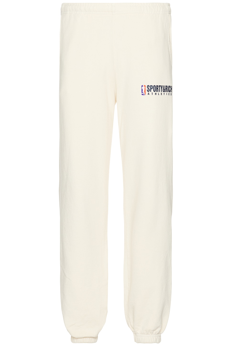 Image 1 of Sporty & Rich Team Logo Sweatpants in Cream