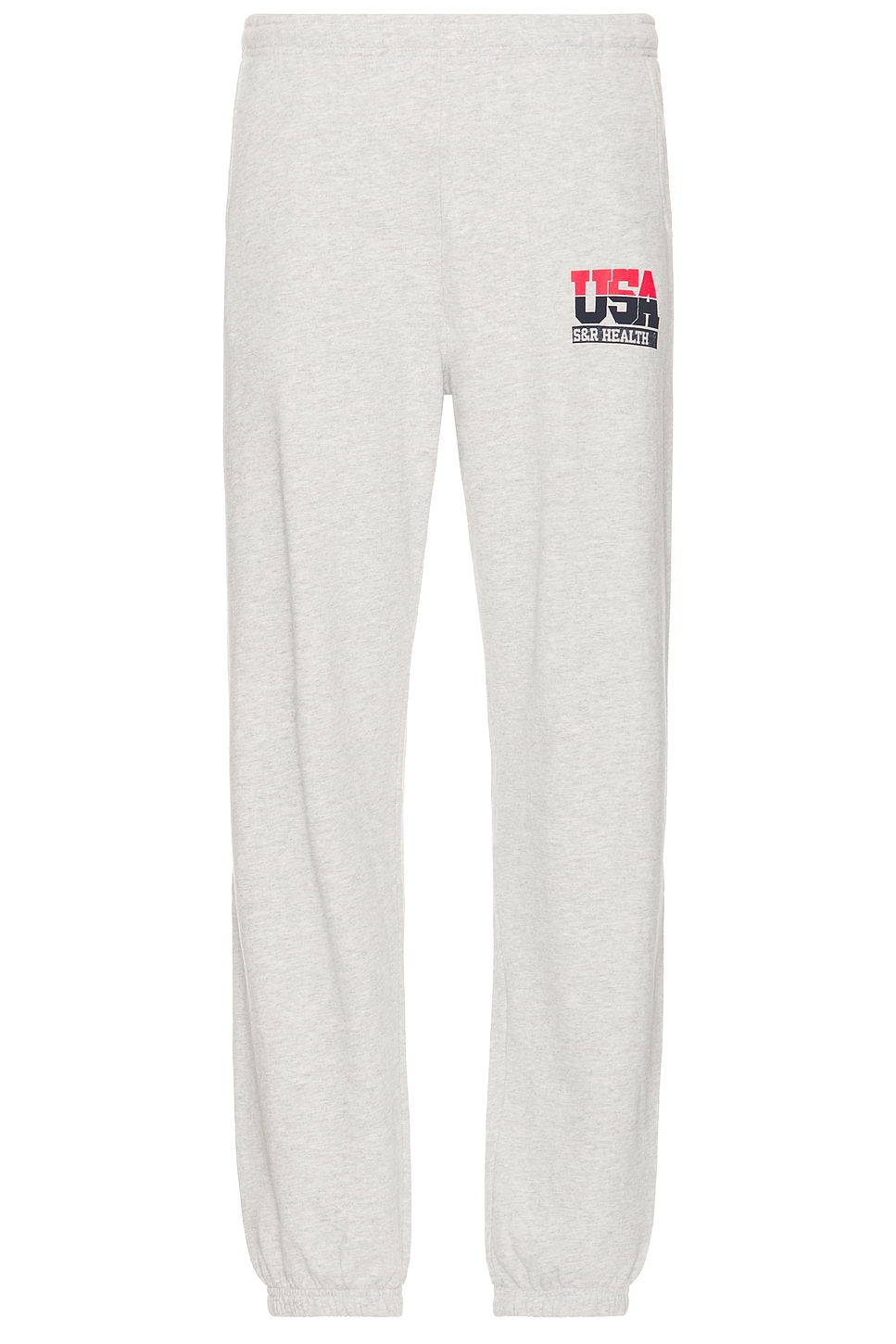 Image 1 of Sporty & Rich Team USA Sweatpant in Heather Grey