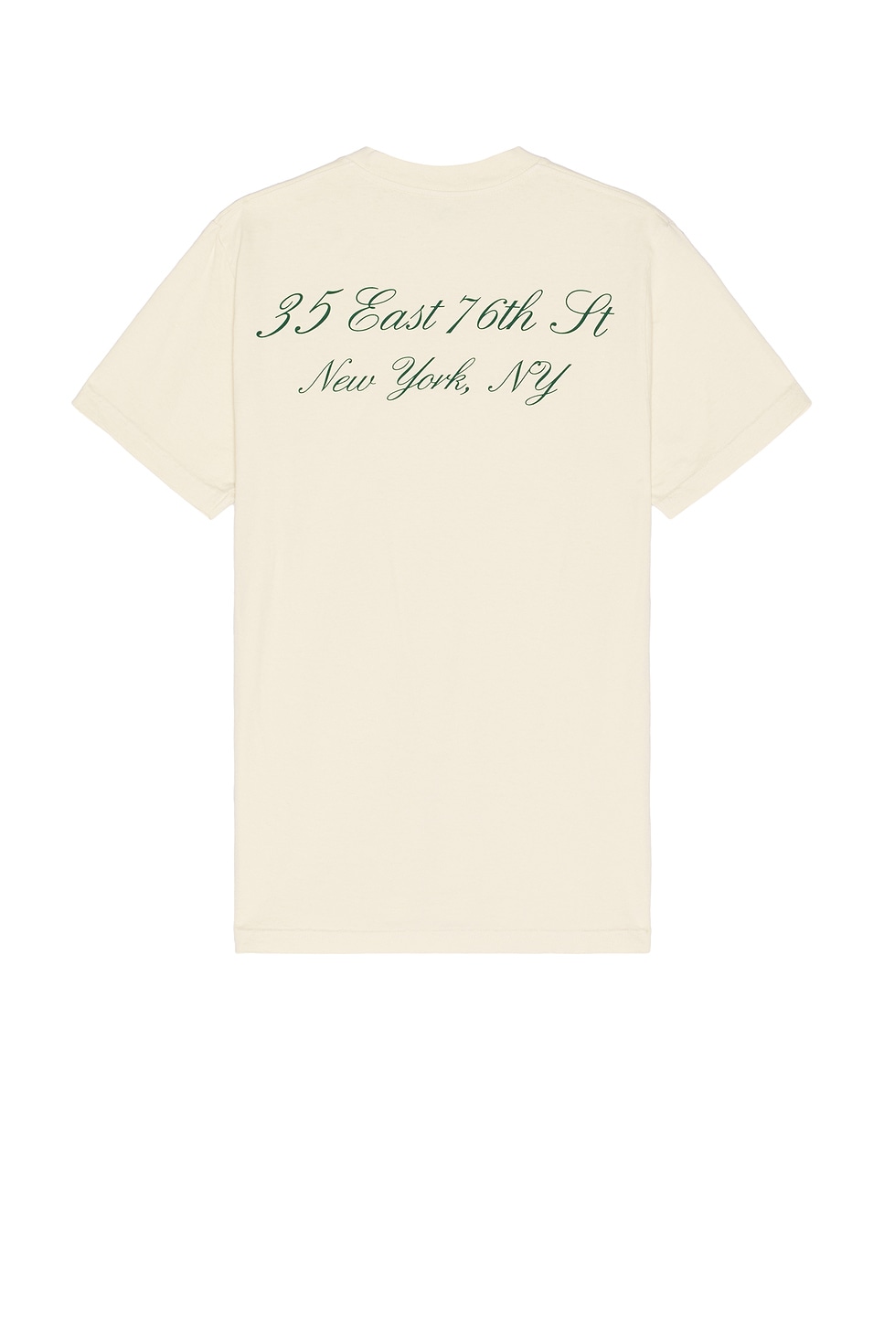 Image 1 of Sporty & Rich x Hotel Carlyle Souvenir T-Shirt in Cream