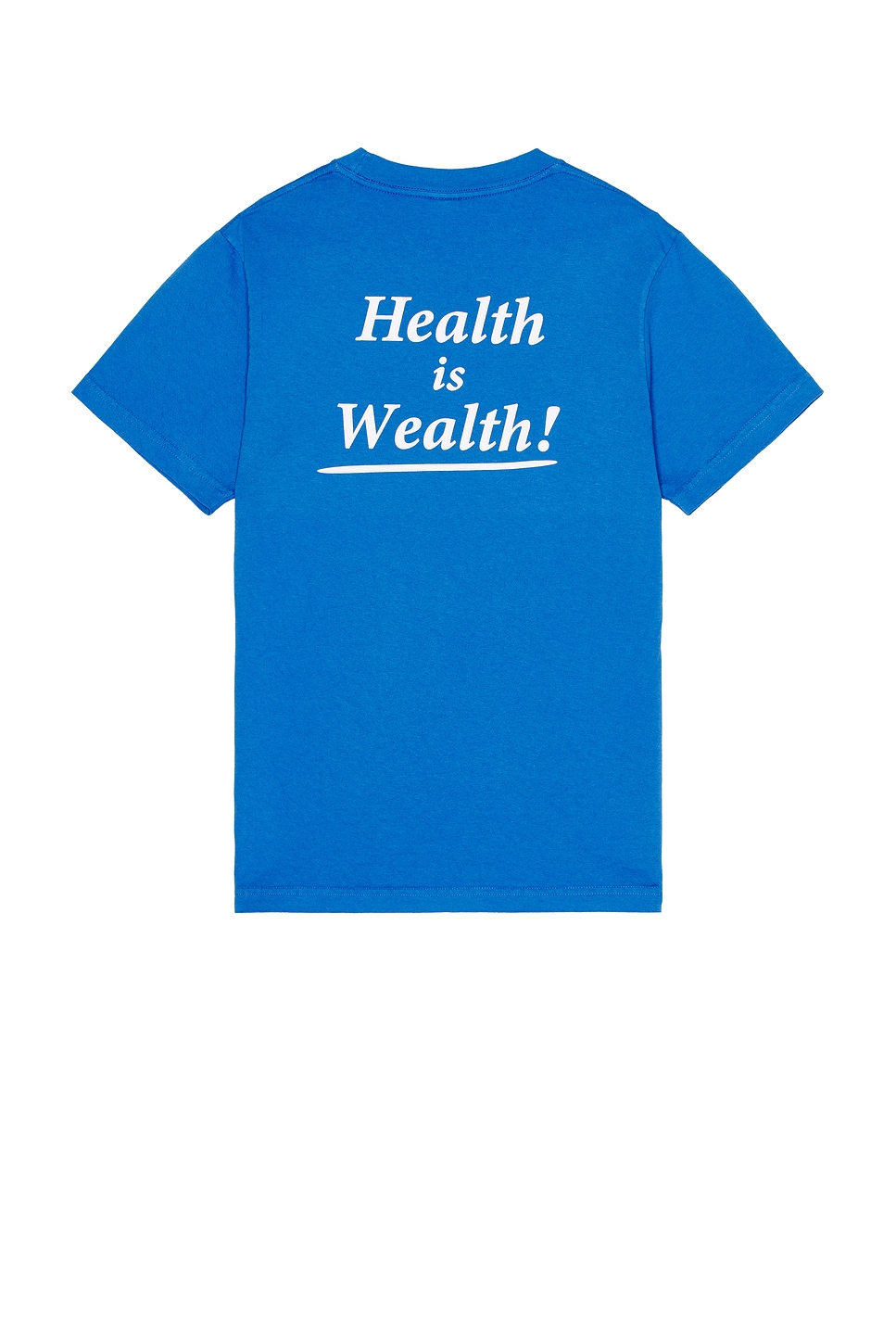 Image 1 of Sporty & Rich Health Is Wealth T-Shirt in Paris Blue