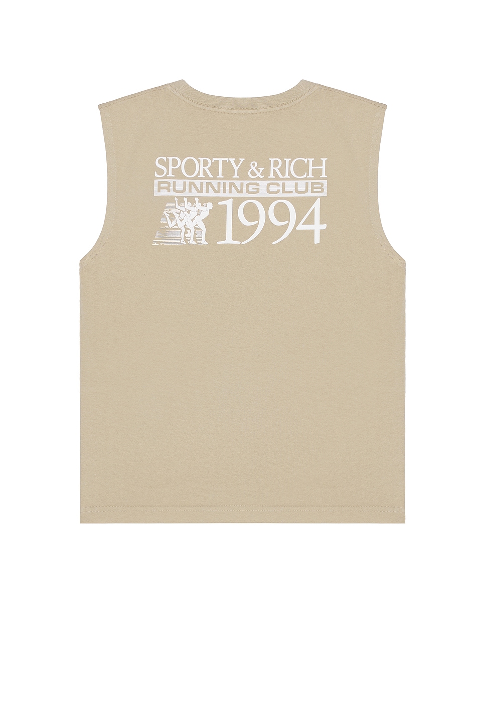 Image 1 of Sporty & Rich Finish Line Muscle Tee in Elephant