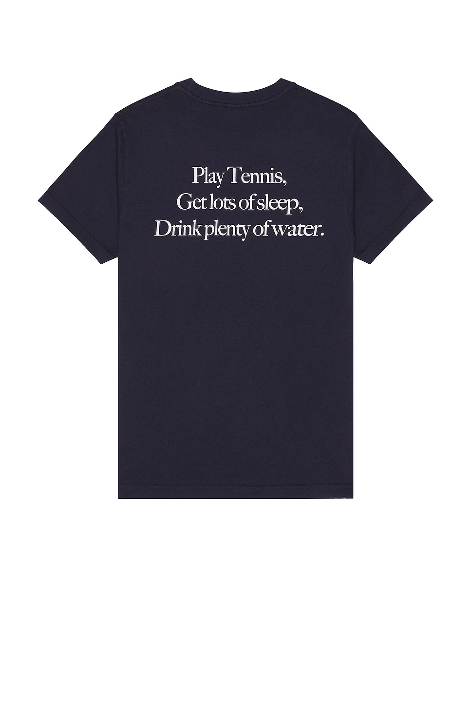 Image 1 of Sporty & Rich Play Tennis T-Shirt in Dark Navy