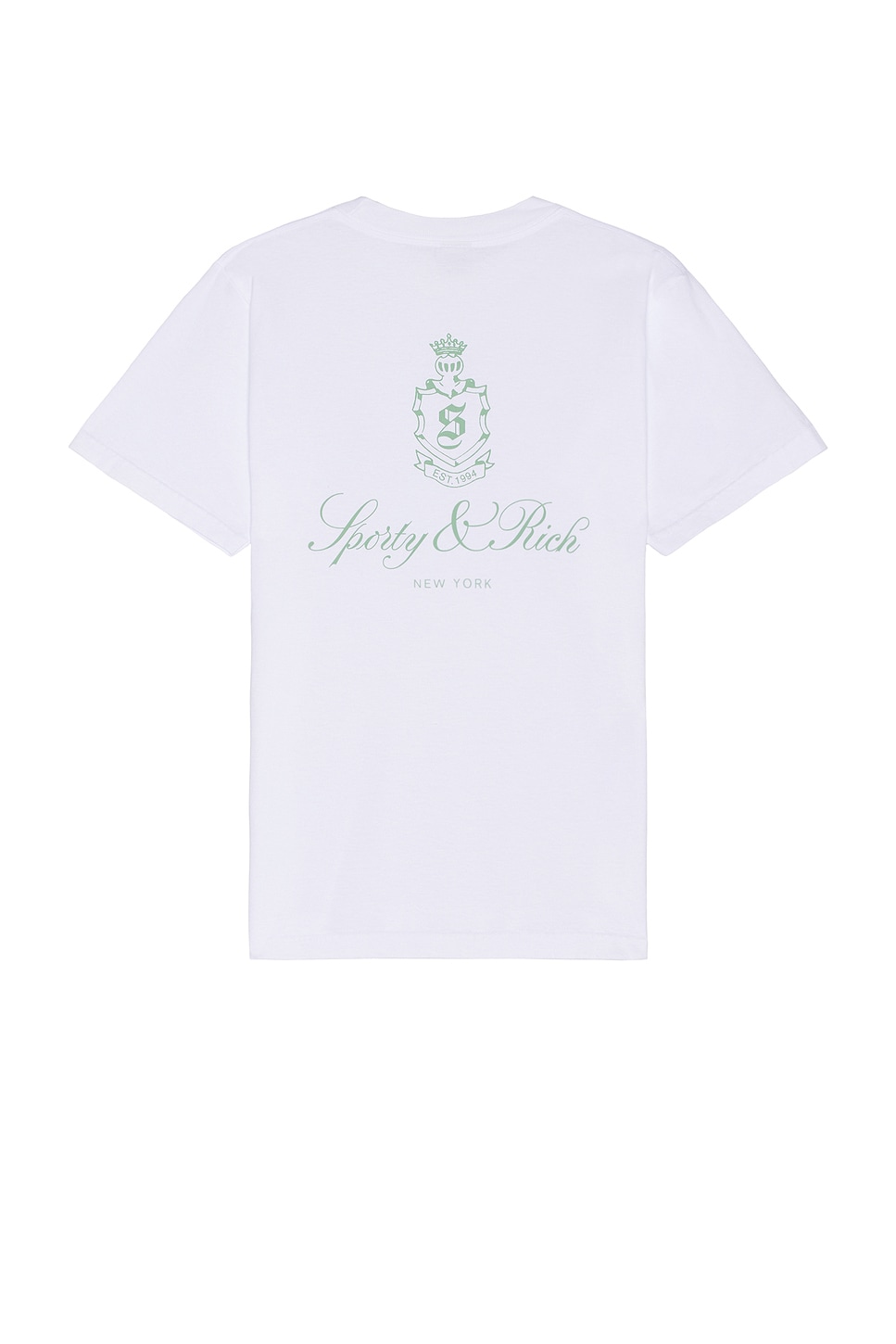 Image 1 of Sporty & Rich Vendome T-shirt in White & Sage