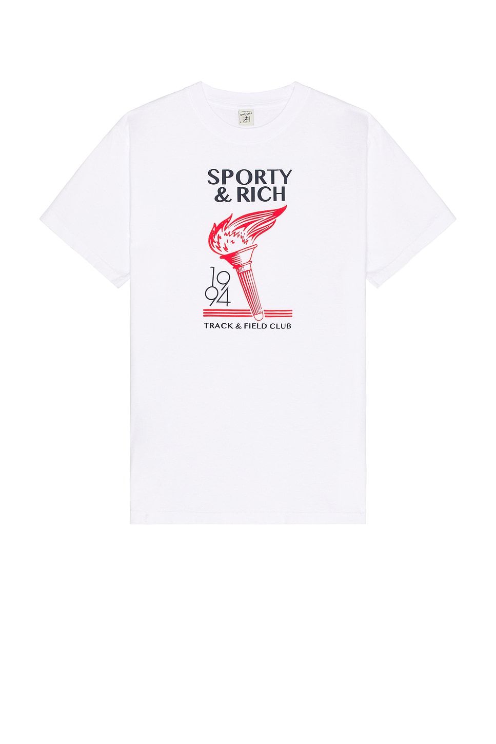 Image 1 of Sporty & Rich Torch T-Shirt in White