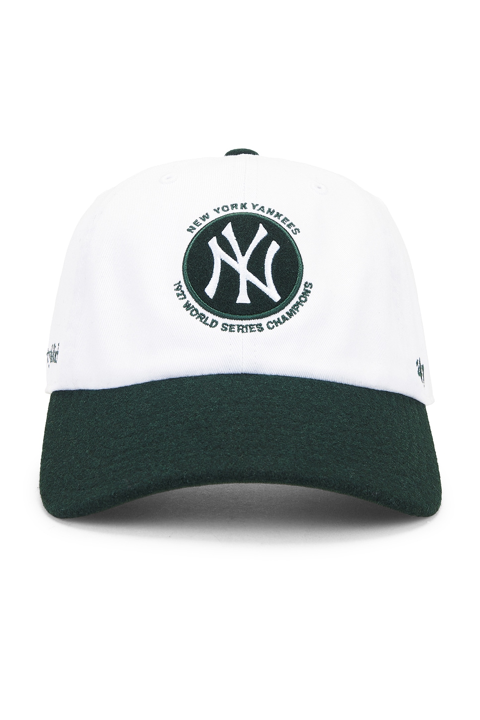 Shop Sporty And Rich Champions Hat In White & Forest