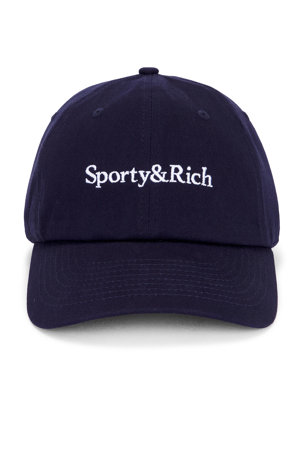 Sporty And Rich Serif Logo Hat In Blue