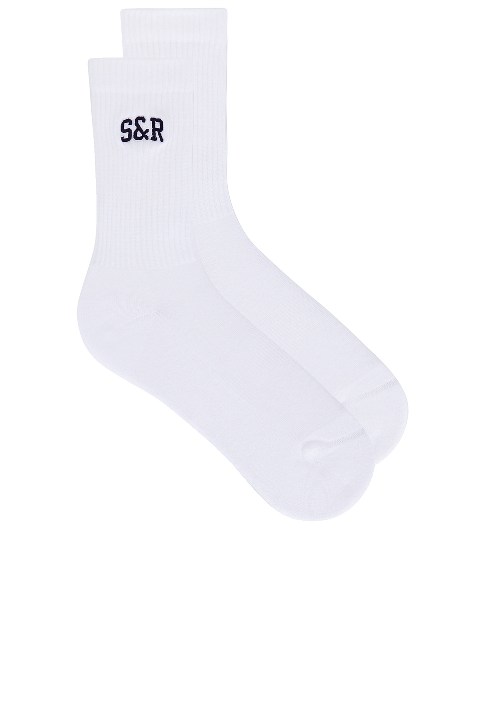 Sporty And Rich Ivy Socks In White