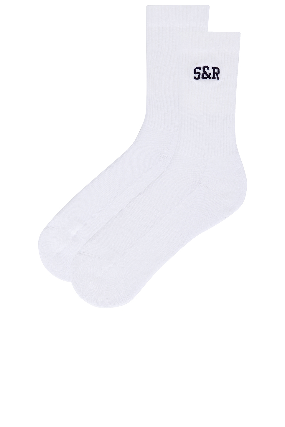 Sporty And Rich Ivy Socks In White