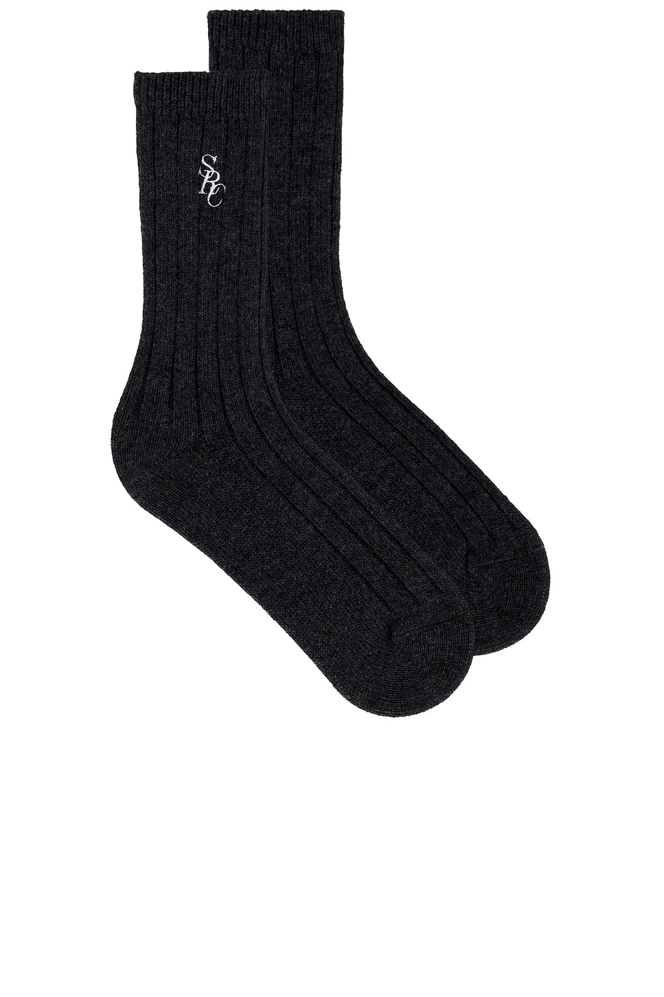 Sporty And Rich Cashmere Socks In Black