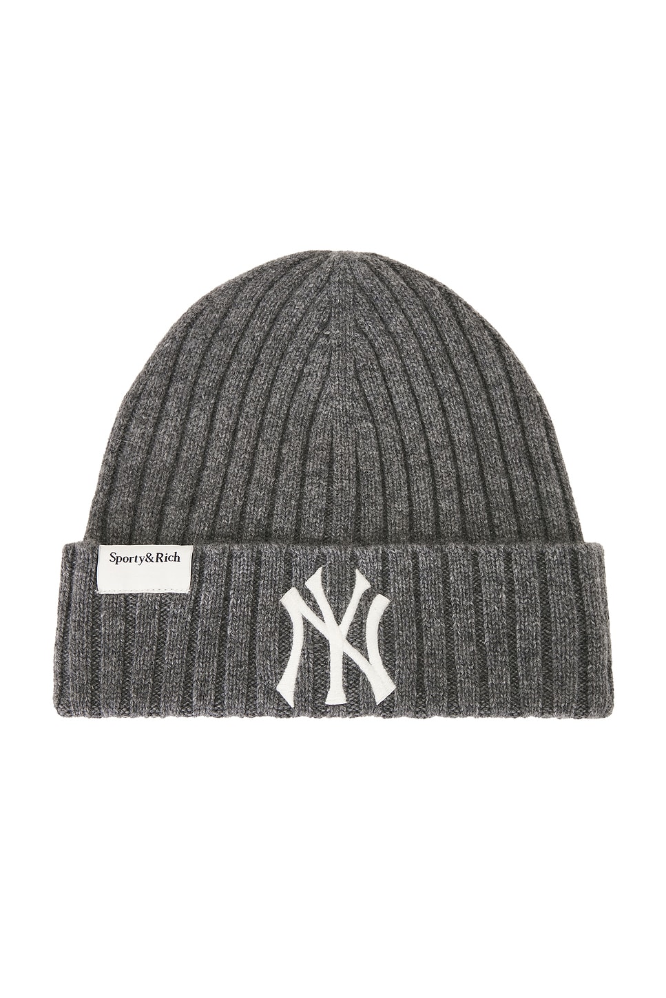 Sporty & Rich Heritage Yankees Serif Cashmere Beanie