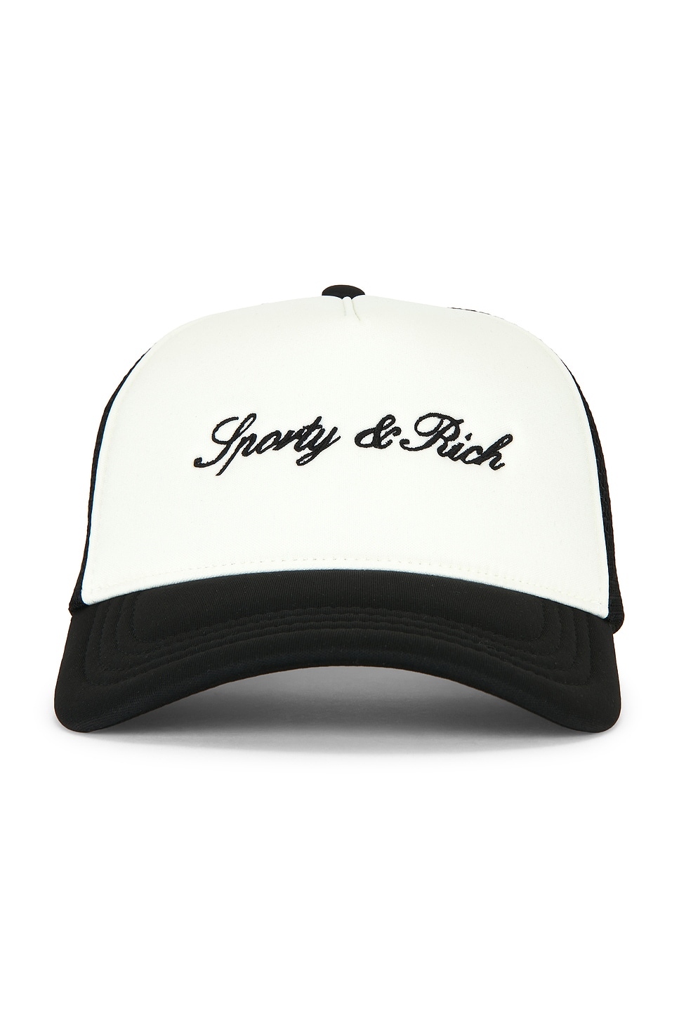 Sporty & Rich Signature Logo Trucker Hat