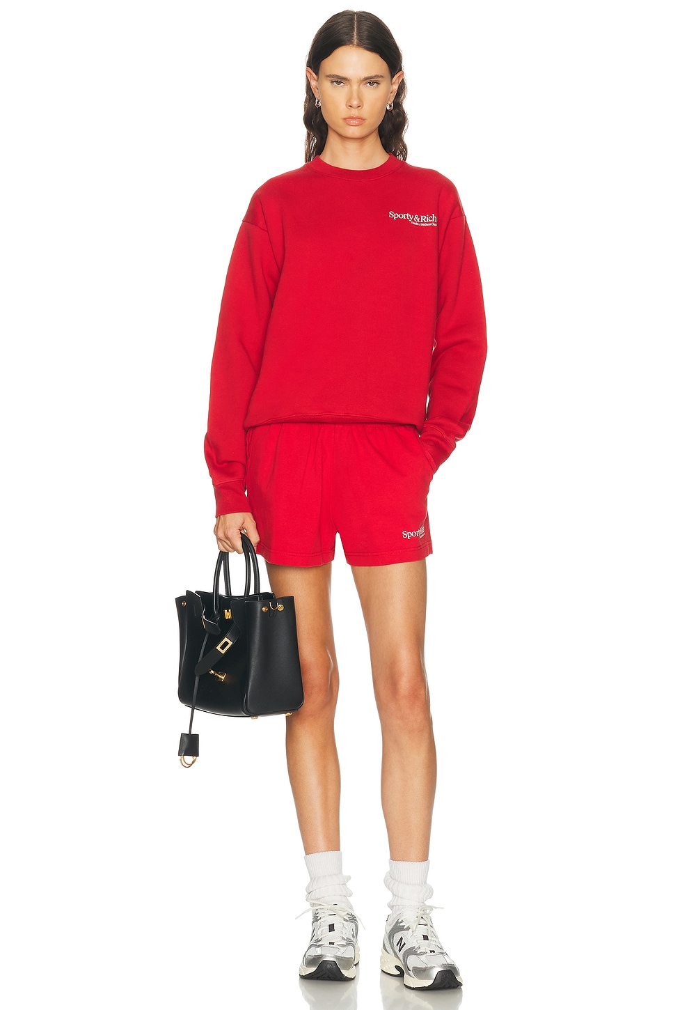 Sporty & Rich Modern Crewneck Sweatshirt | Thumbnail 4 Sporty & Rich Modern Crewneck Sweatshirt | Thumbnail 4