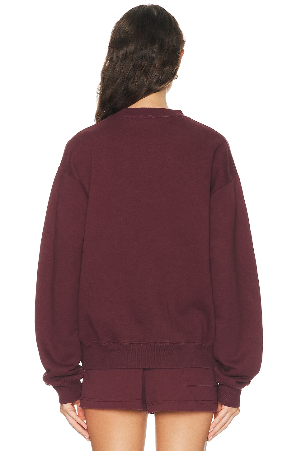 Sporty & Rich Syracuse Embroidered Crewneck Sweatshirt | Thumbnail 8 Sporty & Rich Syracuse Embroidered Crewneck Sweatshirt | Thumbnail 8