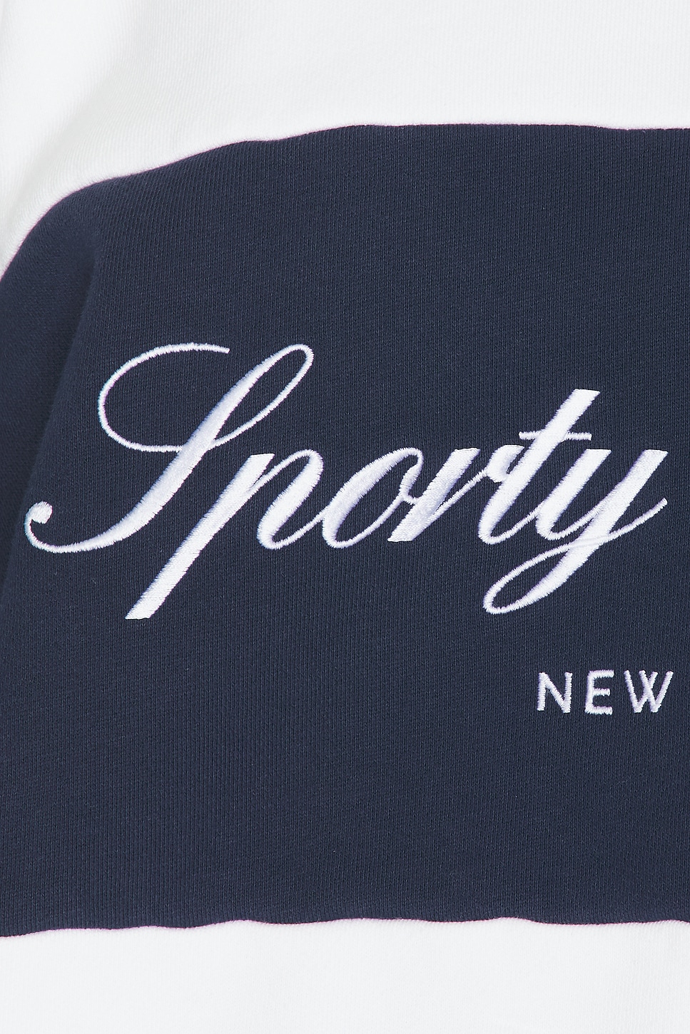 Sporty & Rich Signature Logo Block Crewneck Sweatshirt | Thumbnail 10 Sporty & Rich Signature Logo Block Crewneck Sweatshirt | Thumbnail 10