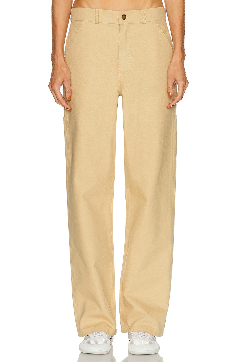 Sporty And Rich Srhwc Painters Trouser In Gold