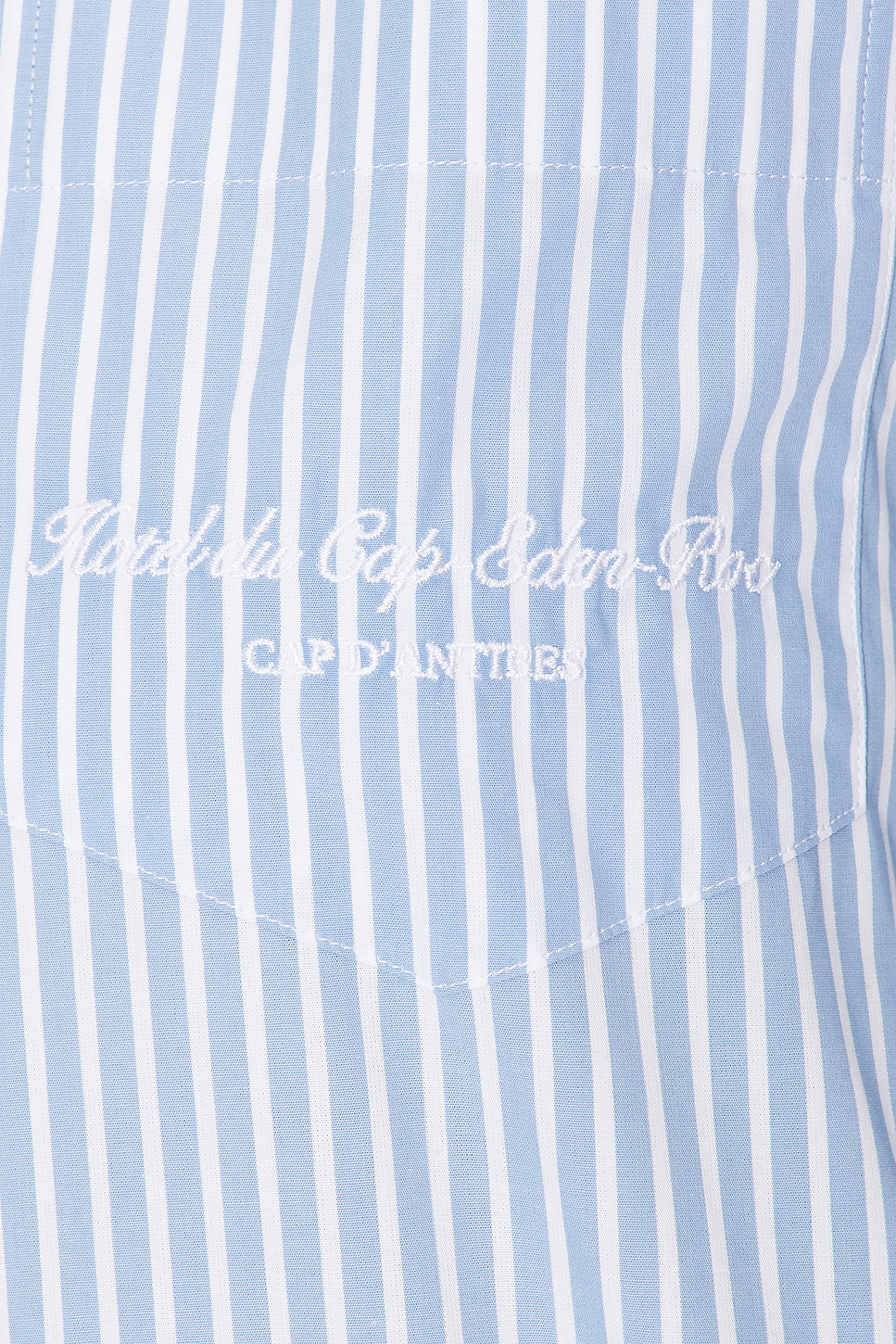 SPORTY & RICH X Hotel Du Cap Eden Roc Eden Script Oversized Shirt thumbnail