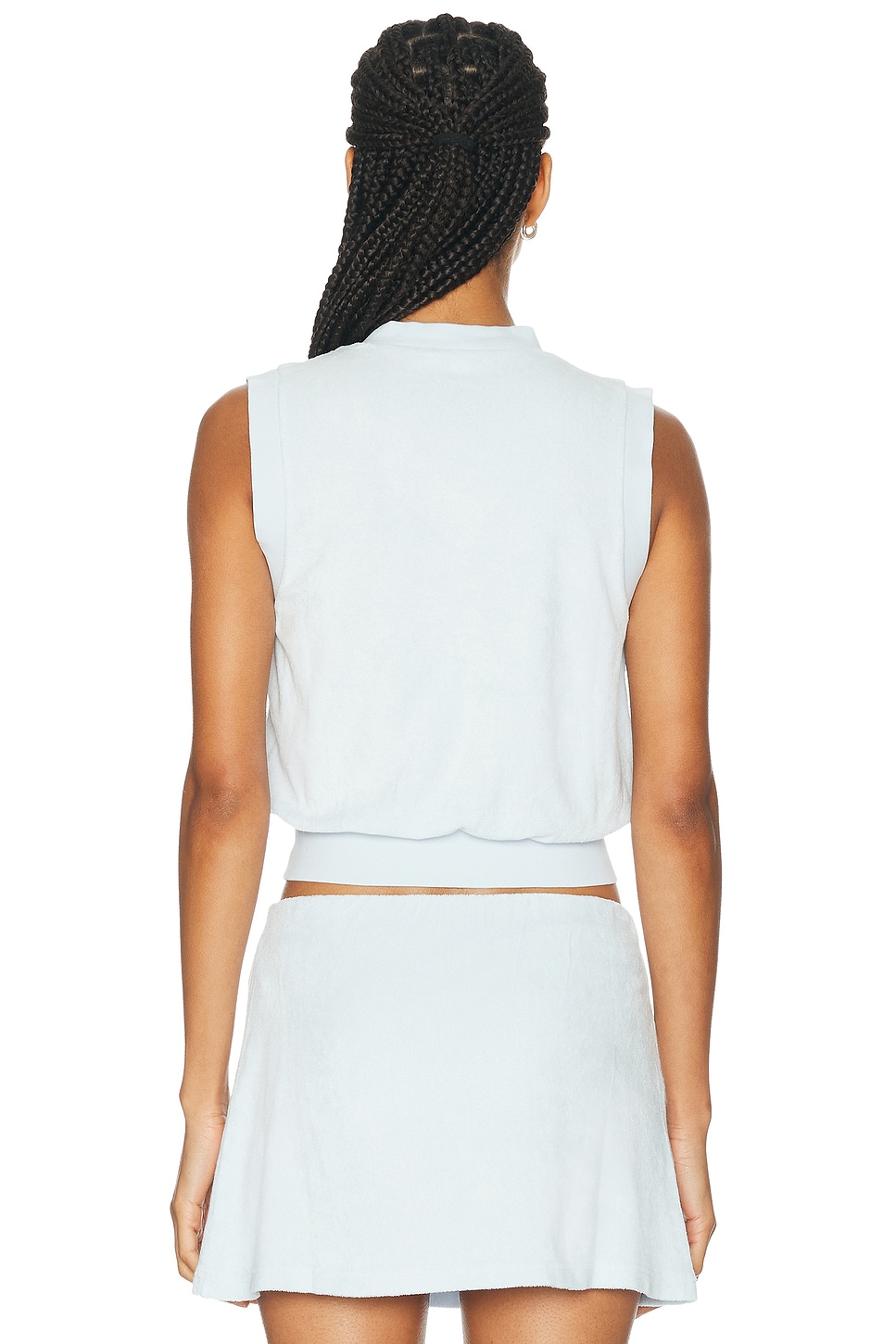 Sporty & Rich Signature Logo Terry Sweater Vest | Thumbnail 3