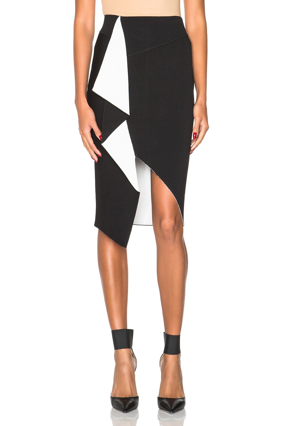 Image 1 of Sass & Bide Great Distance Skirt in Black & White