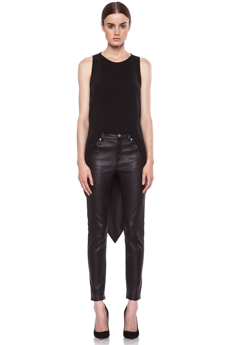 Image 1 of Sass & Bide The Show-Off Silk Top in Black