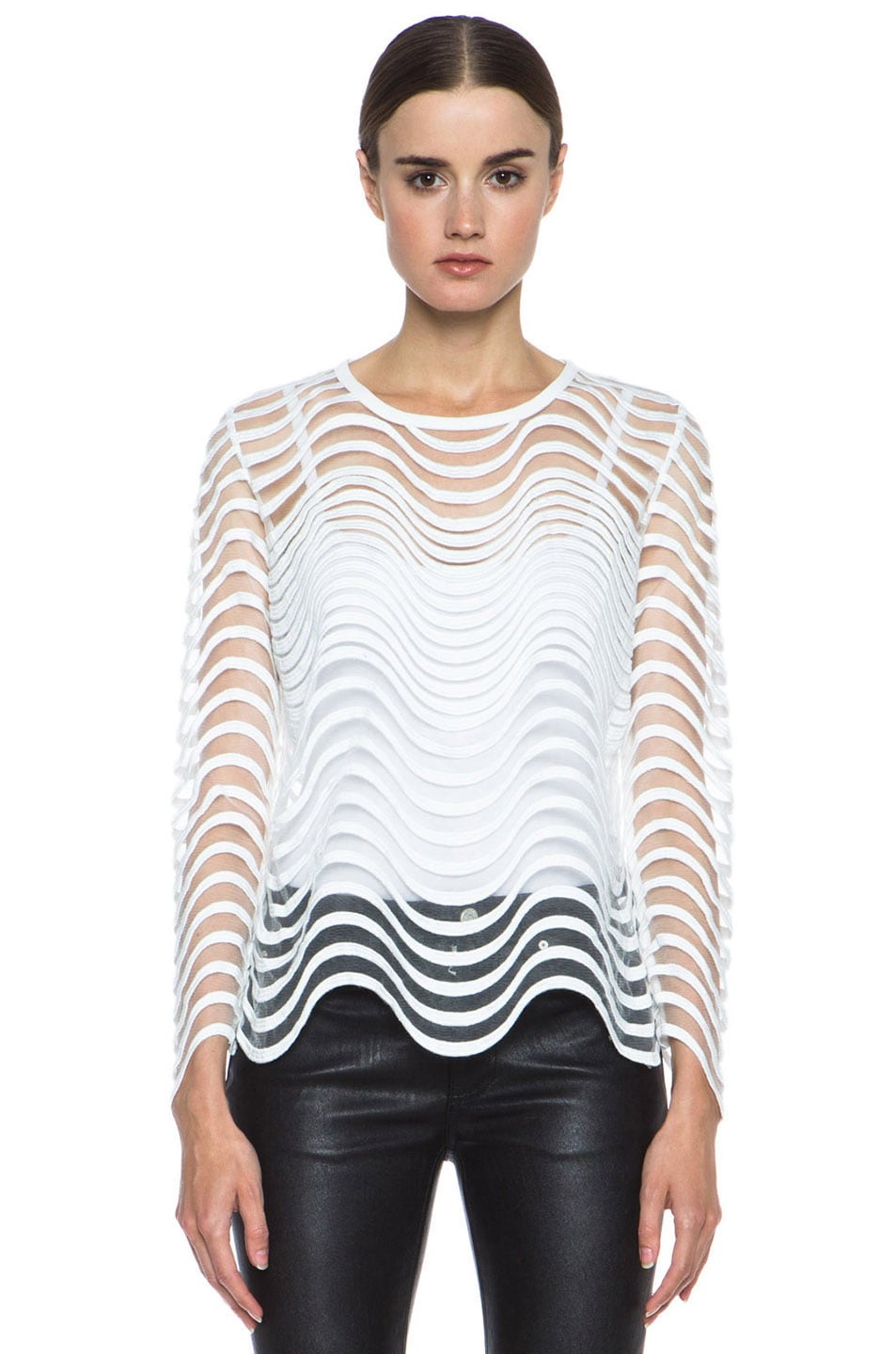 Image 1 of Sass & Bide Honor Among Thieves Nylon Top in Ivory