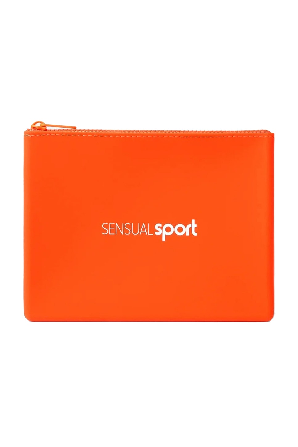 Sensual Sport Silicone Travel Pouch In Orange