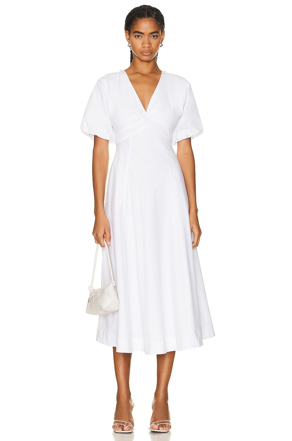 Image 1 of Staud Finley Dress in White