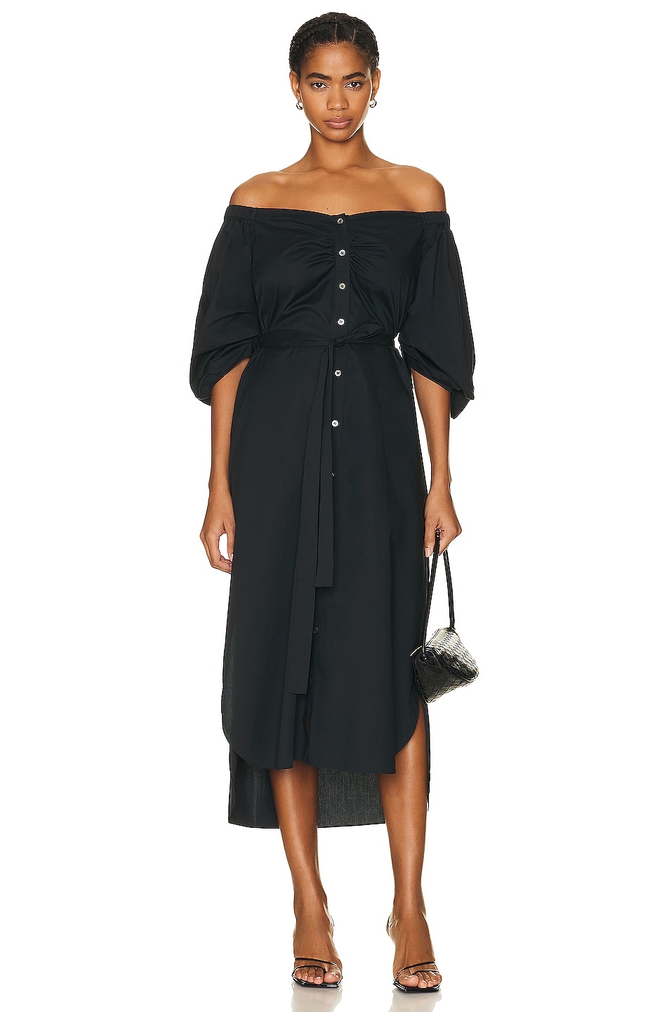 Image 1 of Staud Reese Dress in Black