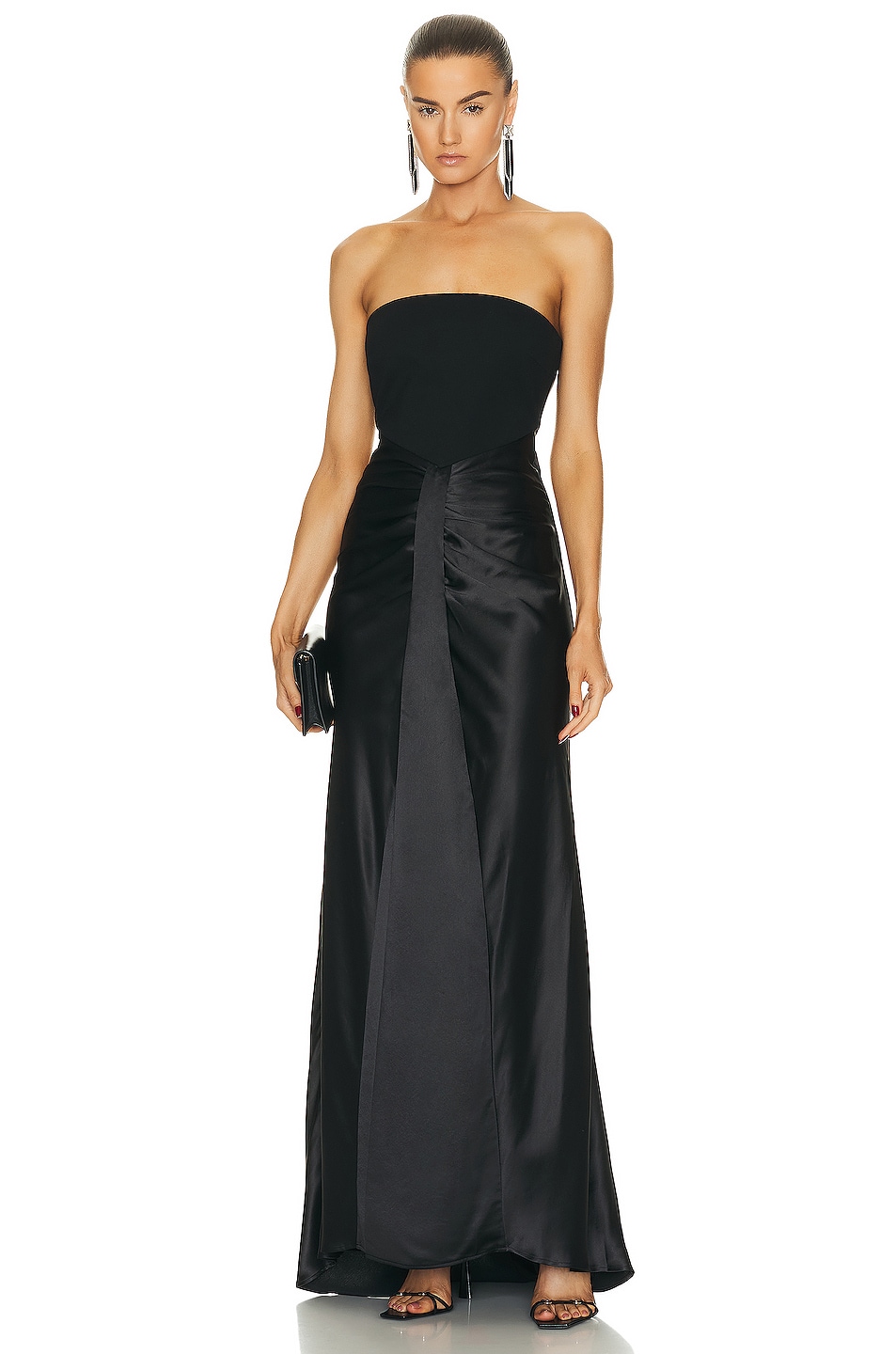 Image 1 of Staud Wayfaring Dress in Black