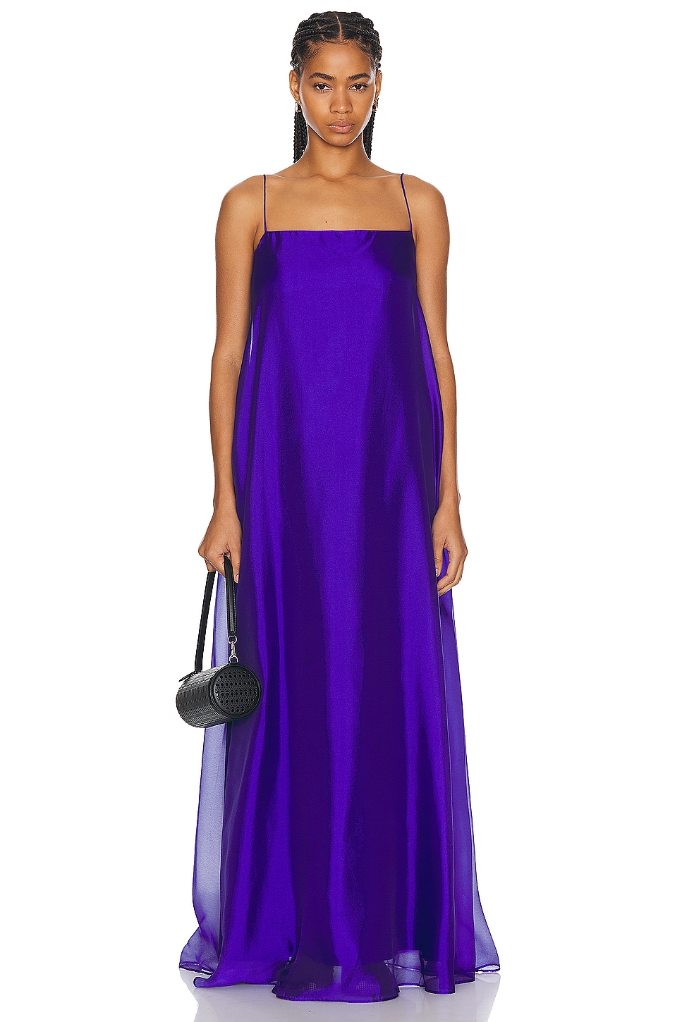Image 1 of Staud Maxi Delfina Dress in Violet