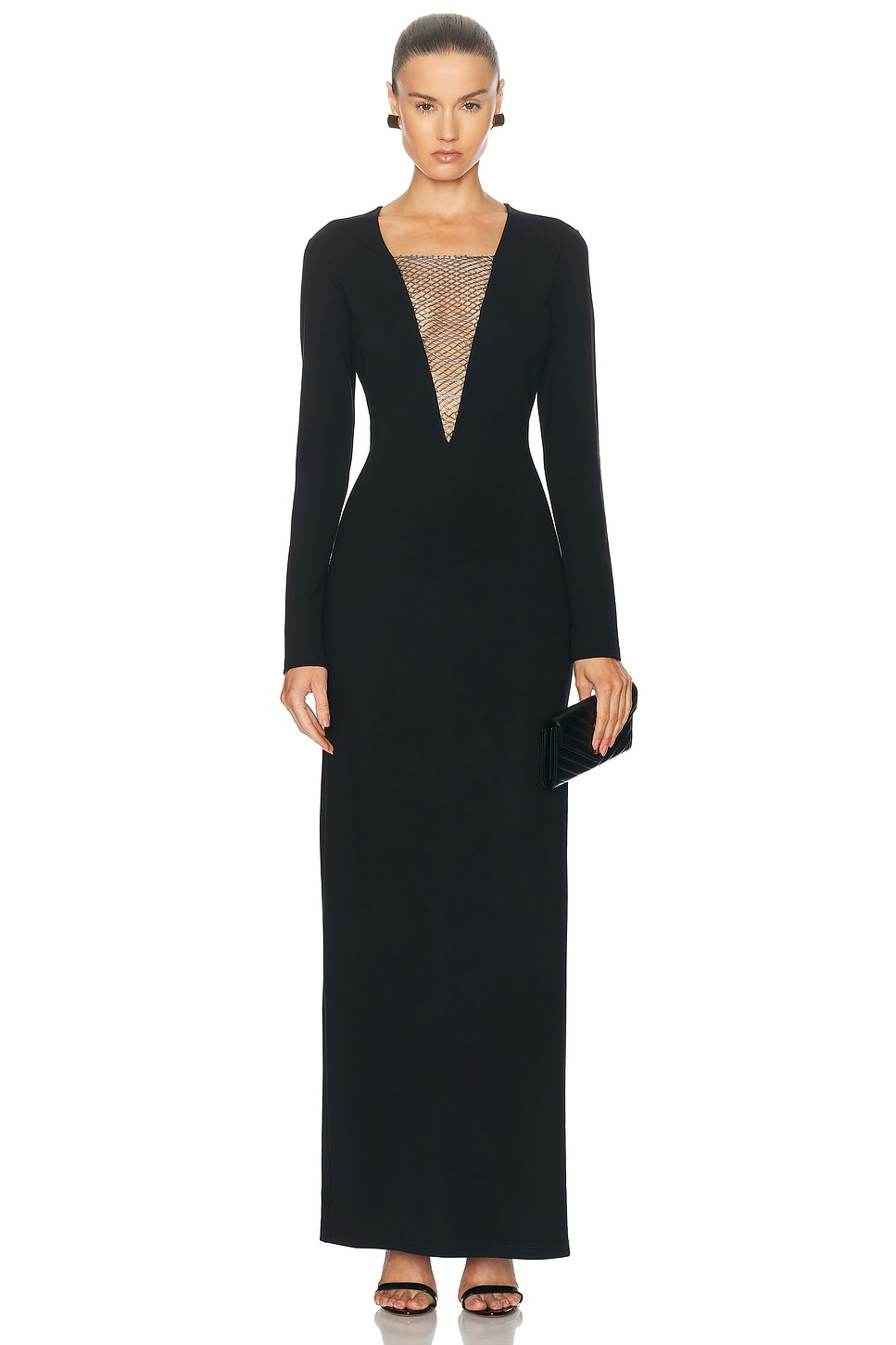 Shop Staud Kris Dress In Black