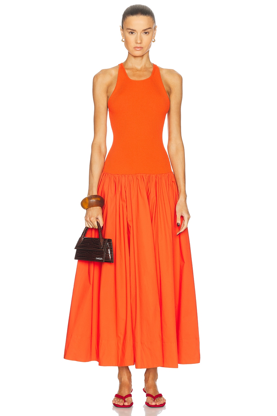 Yamila Dress in Orange