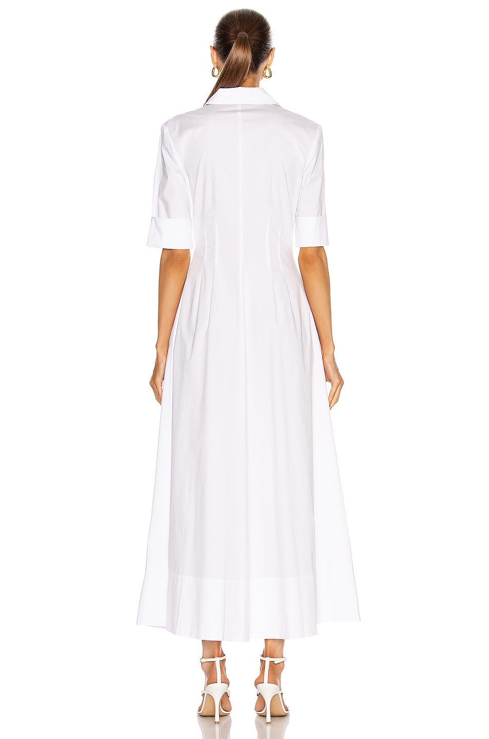 Staud Joan Maxi Dress in White | FWRD