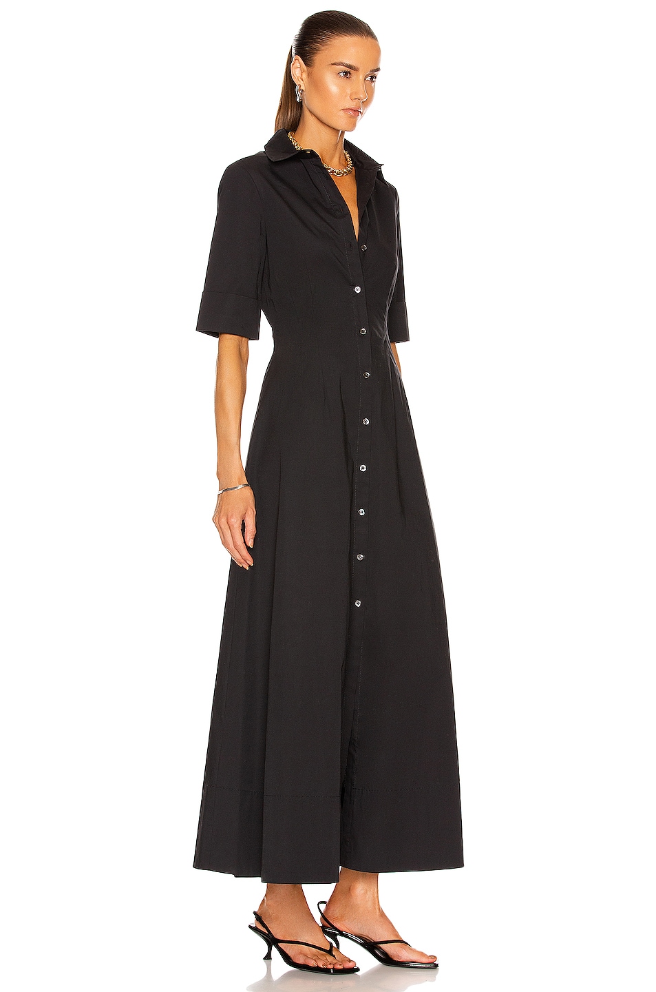 Staud Maxi Joan Dress - Rust