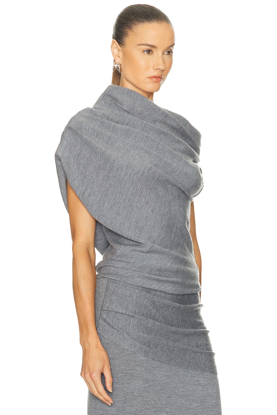 Staud Mabel Sweater In Gray