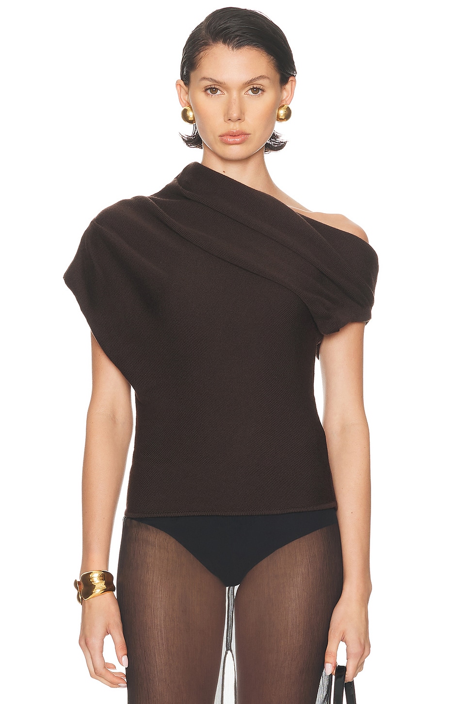 Image 1 of Staud Mabel Sweater in Earth