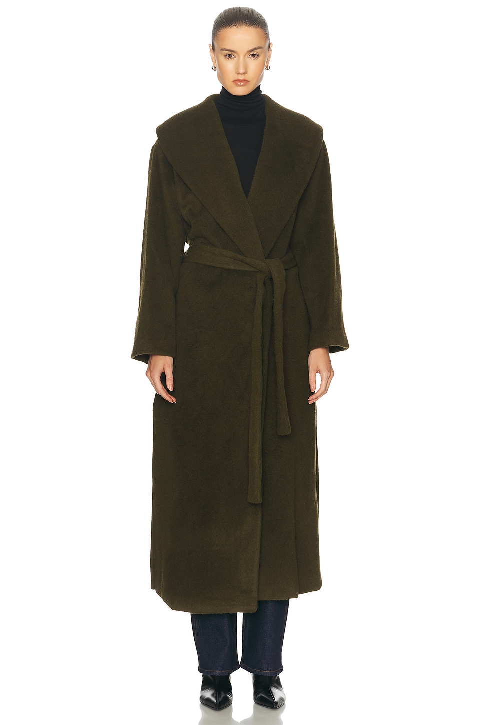 Shop Staud Dakota Coat In Sergeant Green