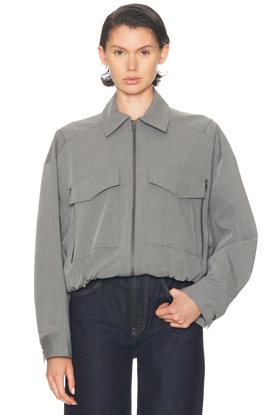 Image 1 of Staud Eugene Jacket in Static