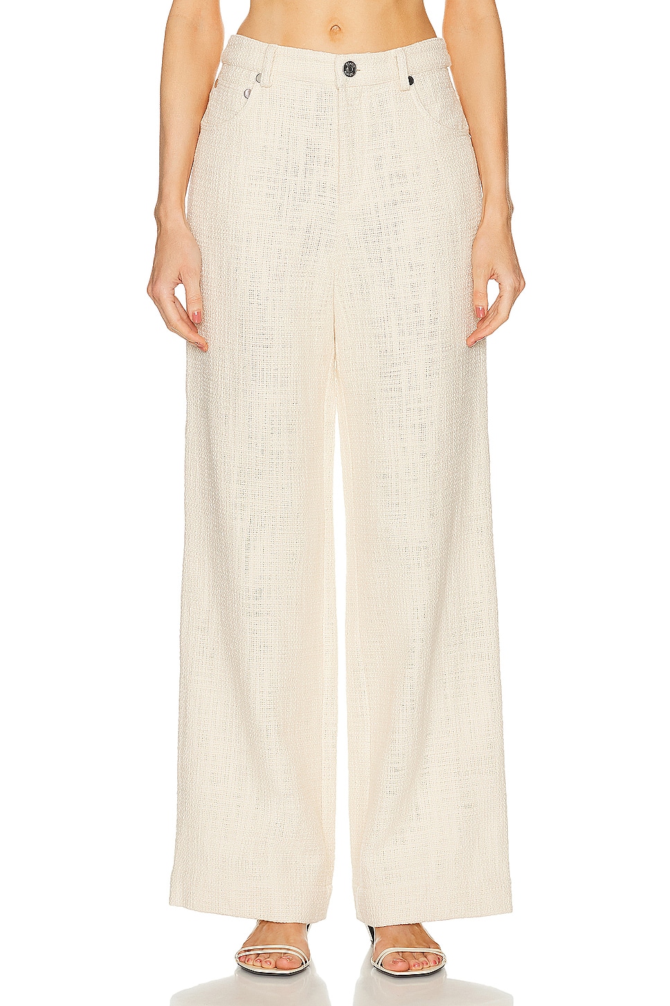Image 1 of Staud Grayson Pant in Ivory