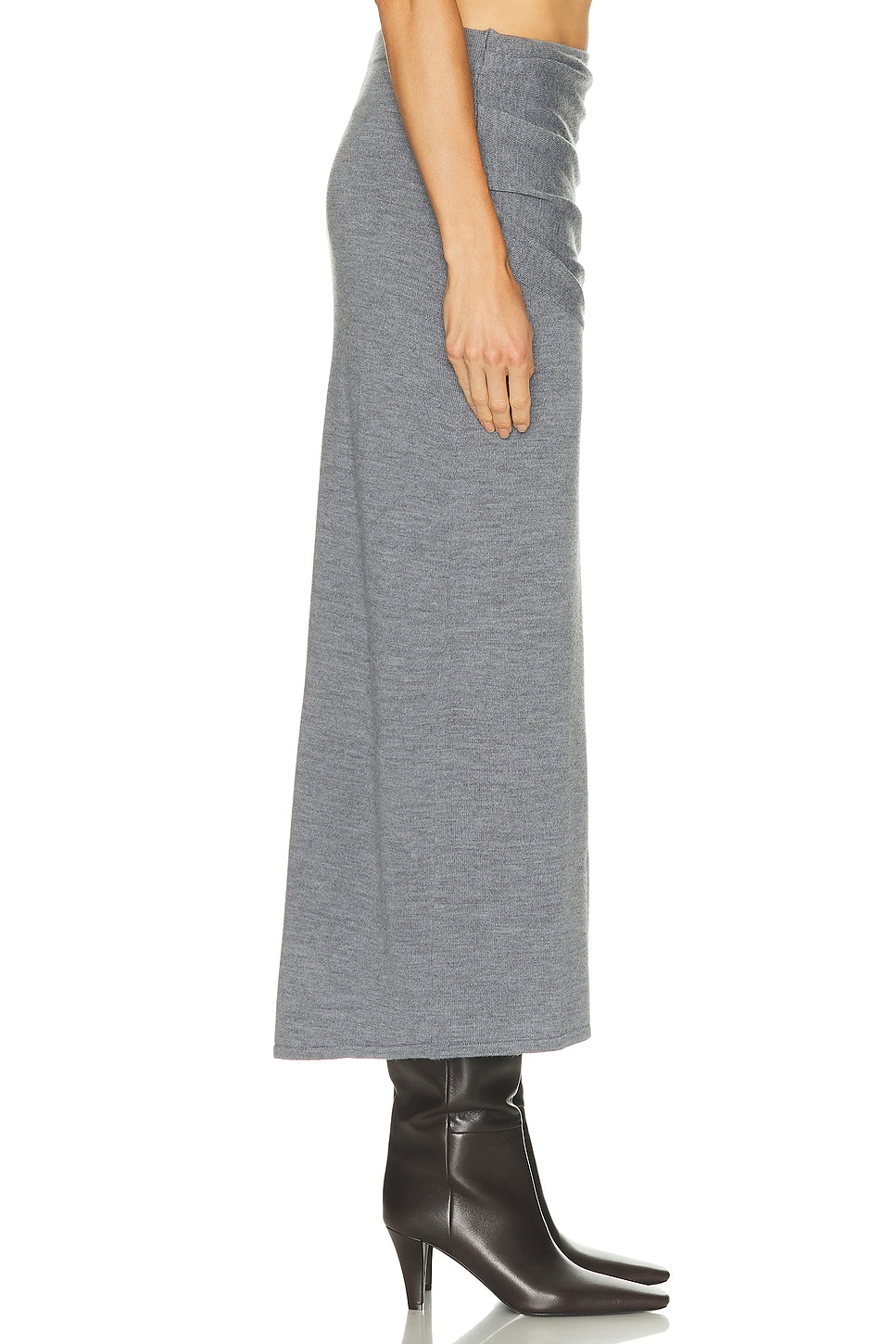Staud Wilma Skirt In Gray