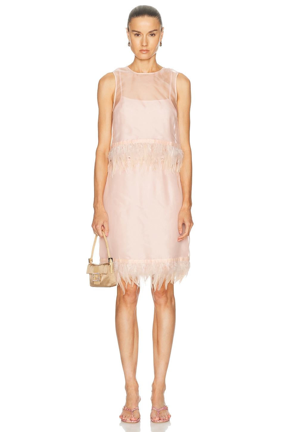 STAUD Lark Silk Skirt