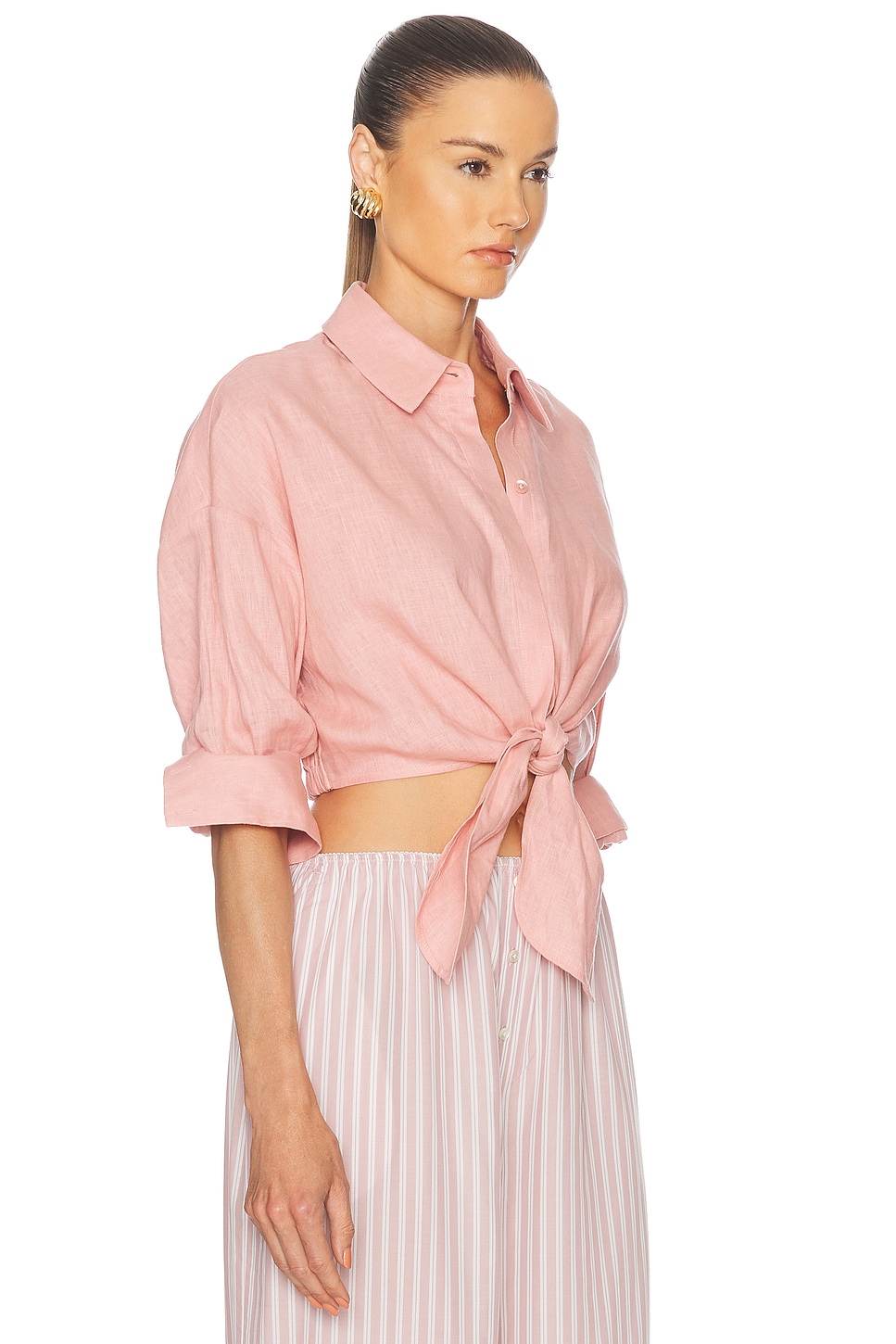 STAUD LISA LINEN TOP