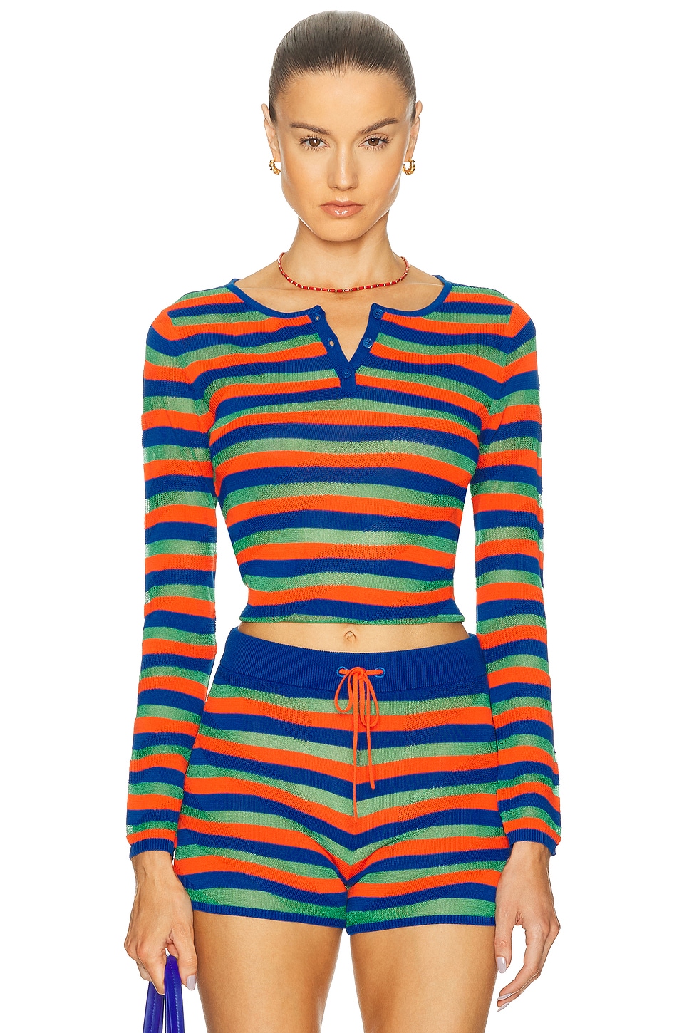 Roscoe Top in Royal,Red