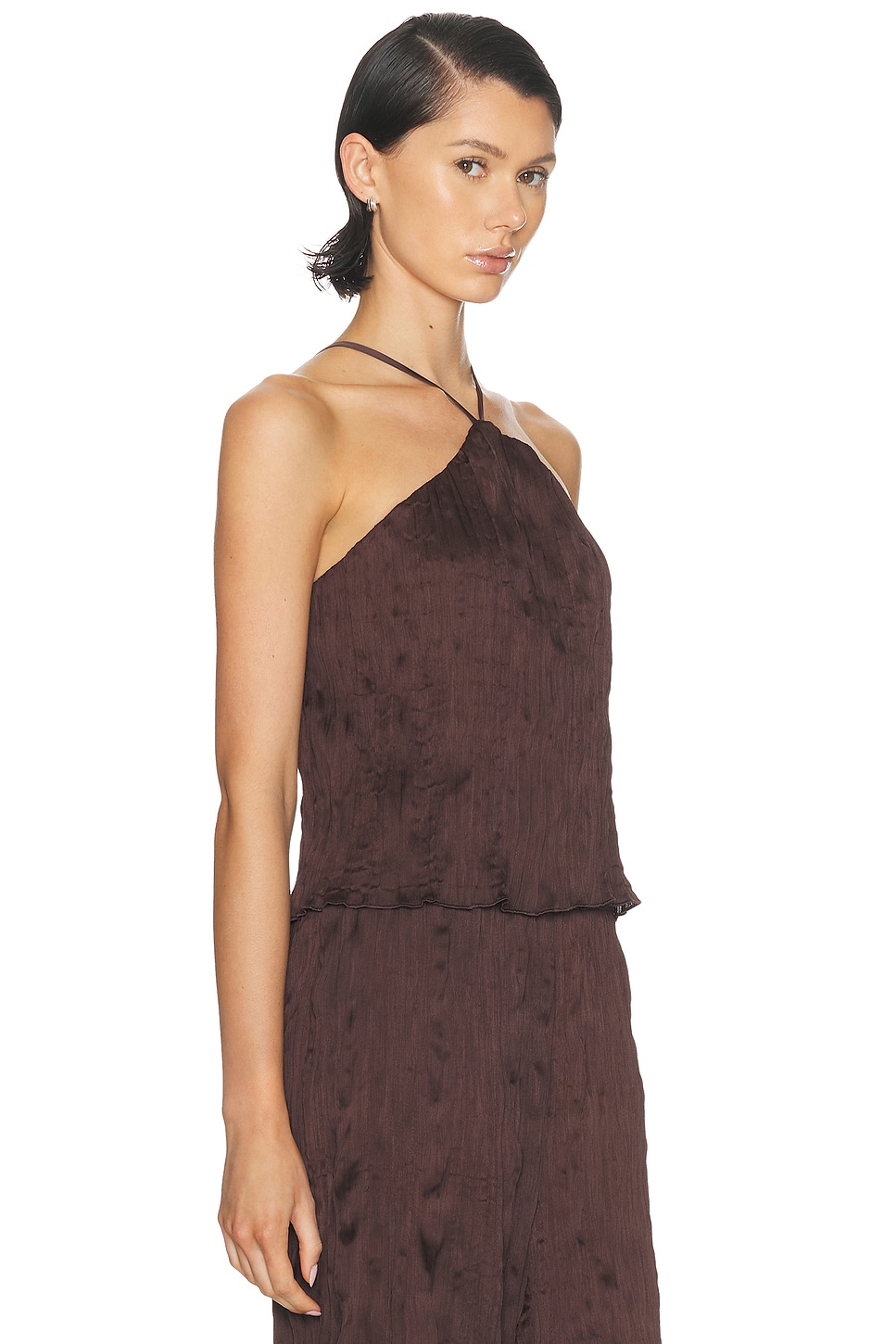 Staud Akari Top In Brown
