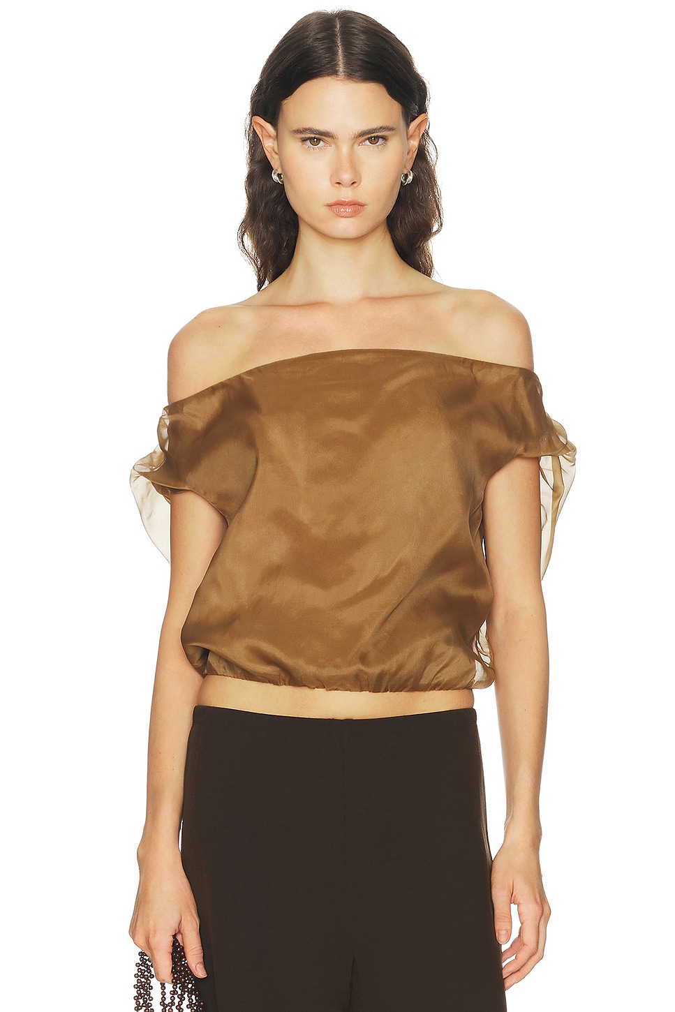 Staud Larissa Silk Top