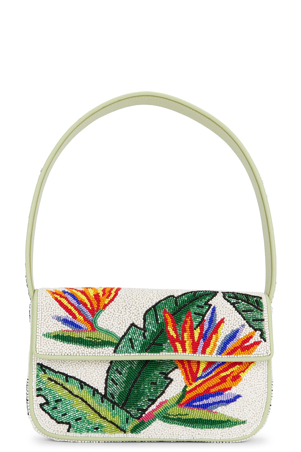 Tommy Beaded Bag in Cream