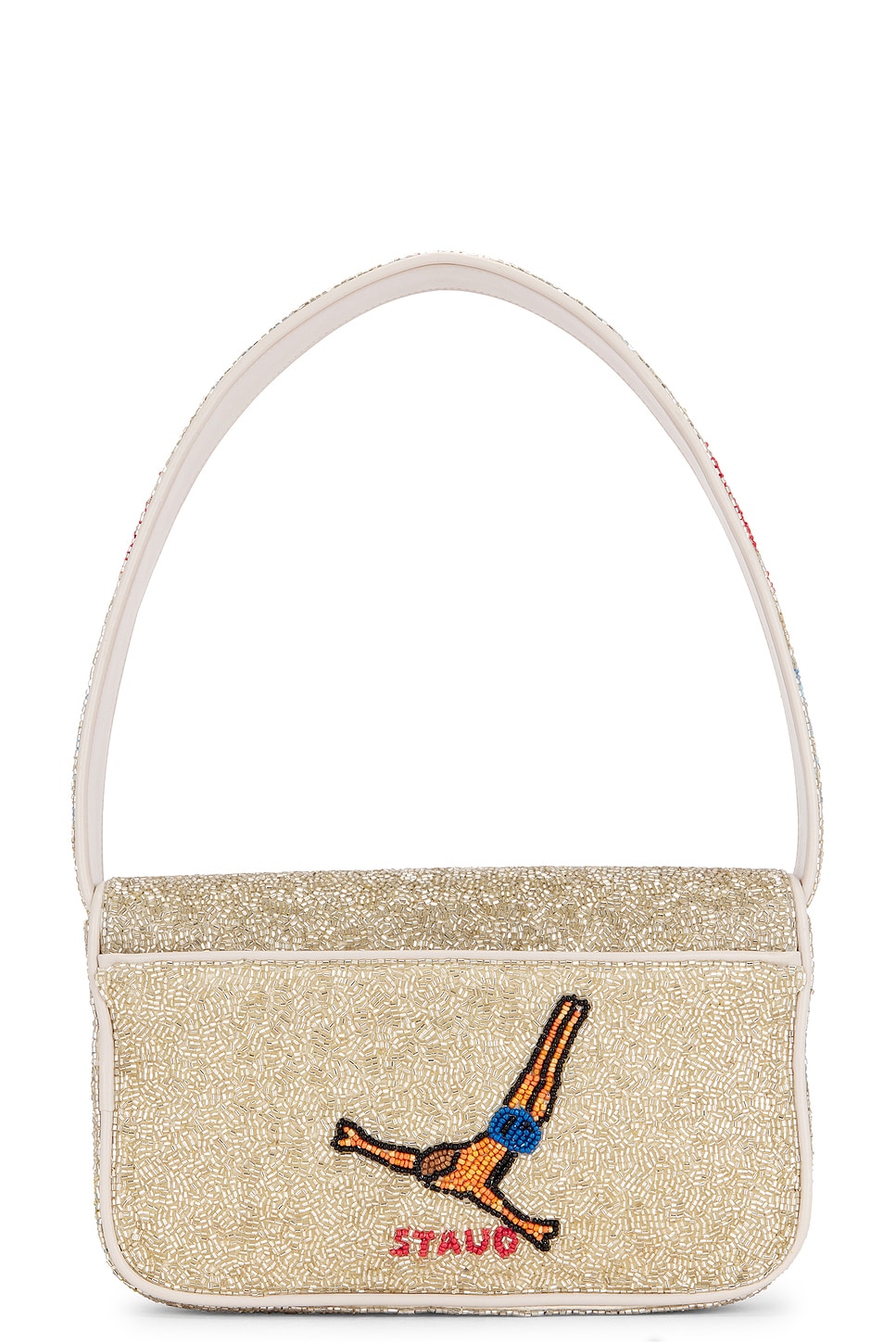 Staud Tommy Beaded Bag In Divers